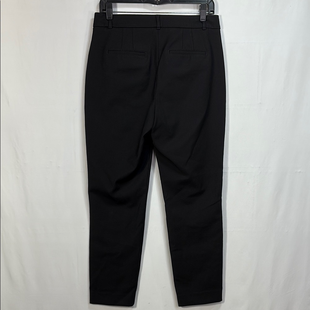 📺White House Black Market Elle Slim Black flat front Trousers - Picture 5 of 7